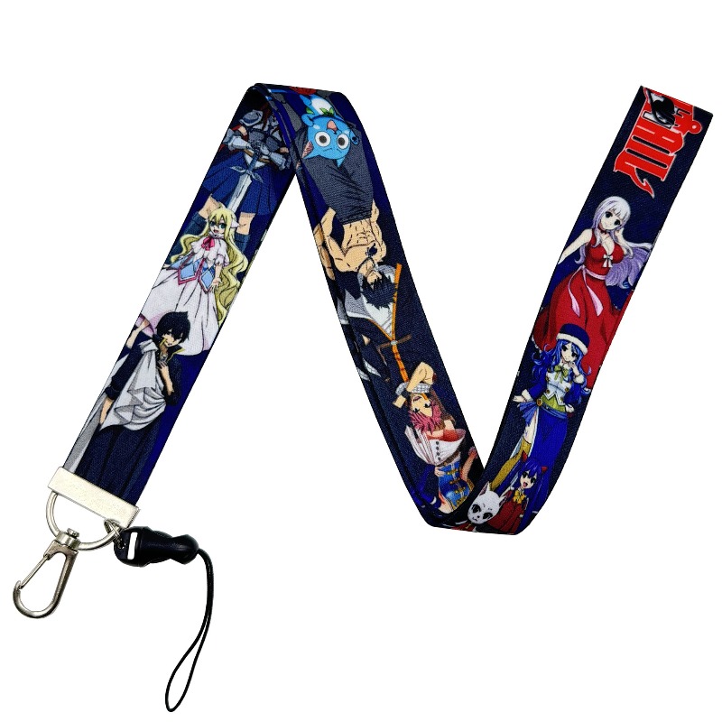 5pcs 페어리 테일 애니메이션 주변기기 키 끈 ID  - Lanyard Badge Holder 리뷰 및 가격