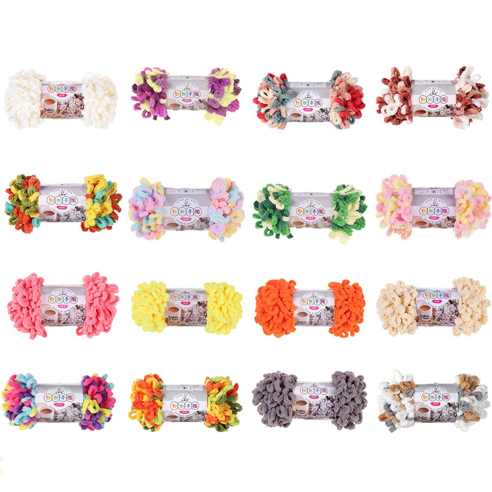 100g/롤 핑거 루프 얀 실 푹신하고 부드러운 셔닐  - Woven Scarf Blanket 리뷰 및 가격