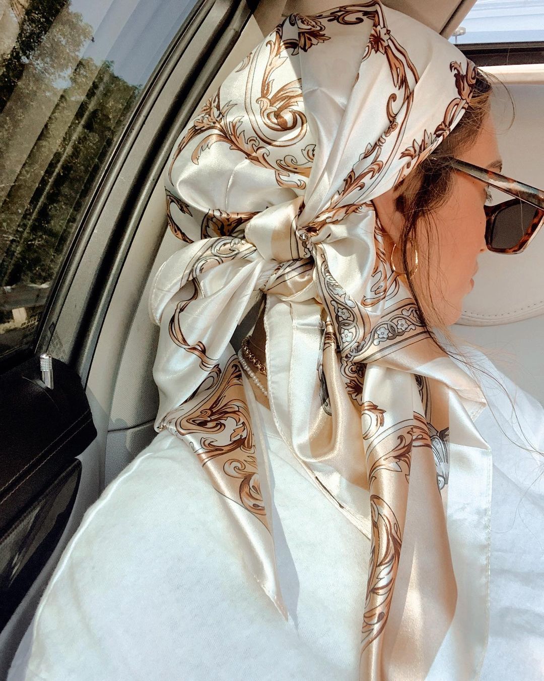새틴 스퀘어 스카프 여성 이슬람 Hijab 우아한 20 - Head Wrap Turban 리뷰 및 가격