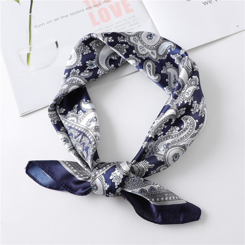 60cm 럭셔리 스퀘어 실크 스카프 여성용 히잡 헤어  - Scarf Silk Square 리뷰 및 가격