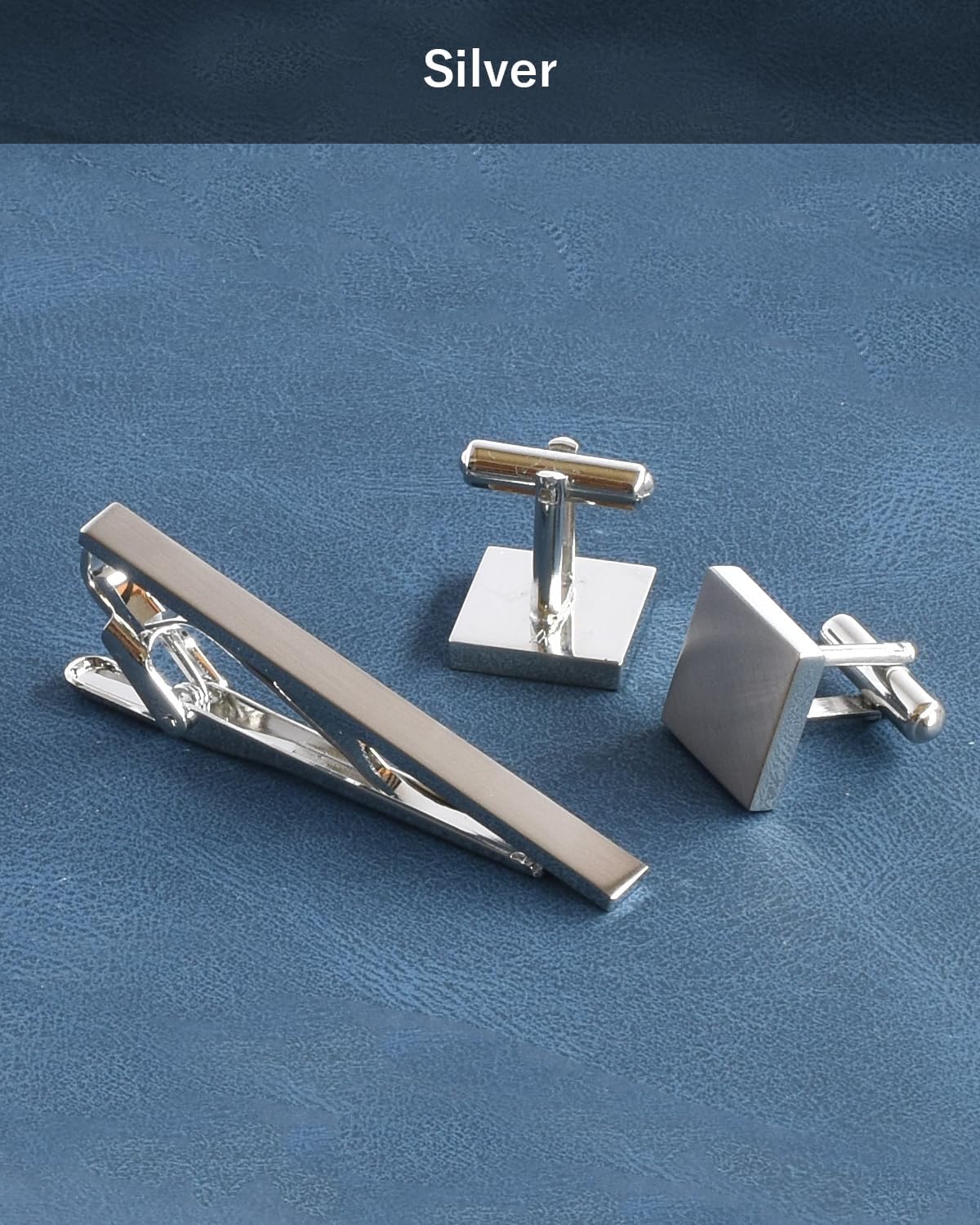 남성용 넥타이 클립 블랙 실버 넥타이 바 넥타이 핀 T - Tie Clip Silver 리뷰 및 가격