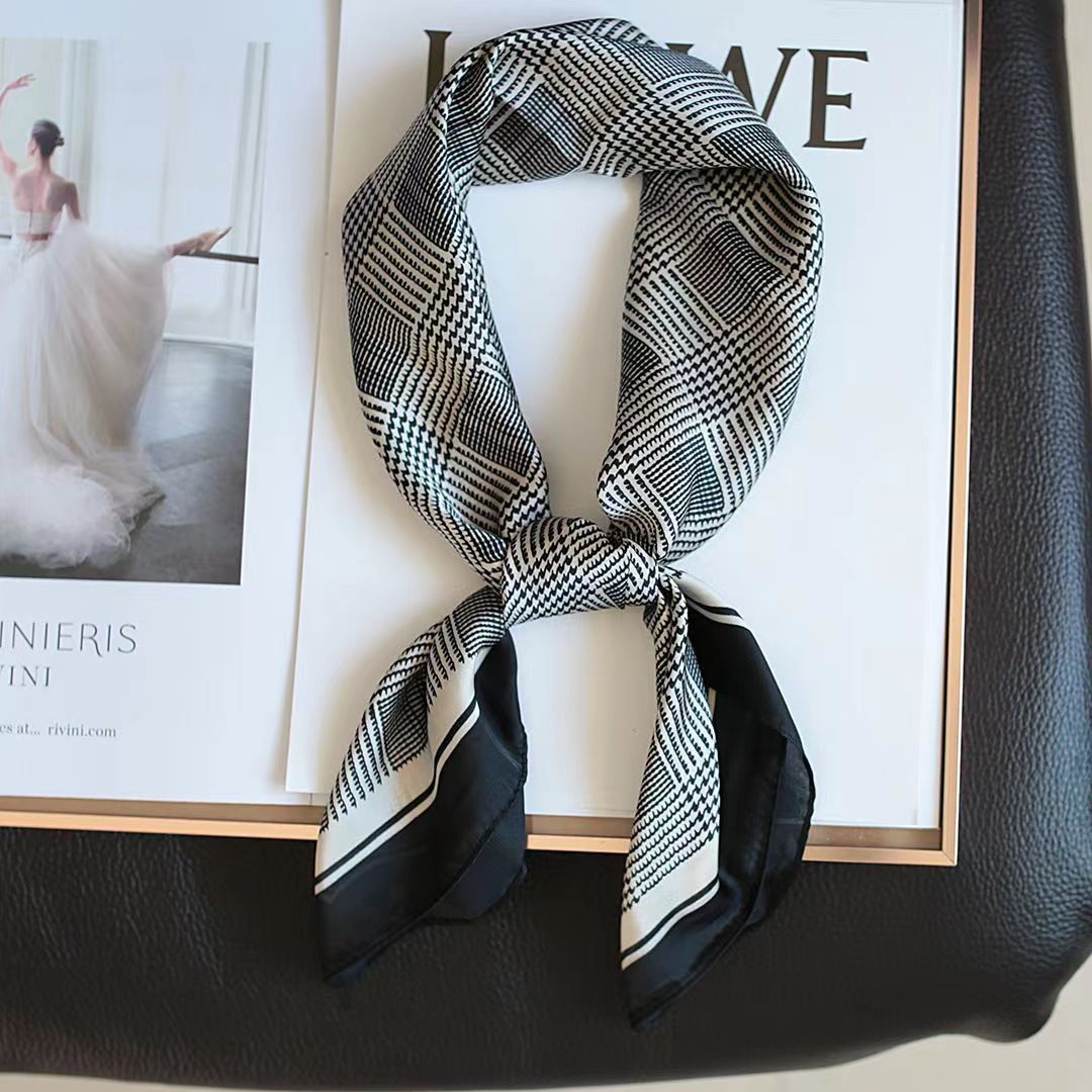 여성용 얼룩말 프린트 스퀘어 스카프, 부드러운 새틴,  - Scarf Silk Square 리뷰 및 가격