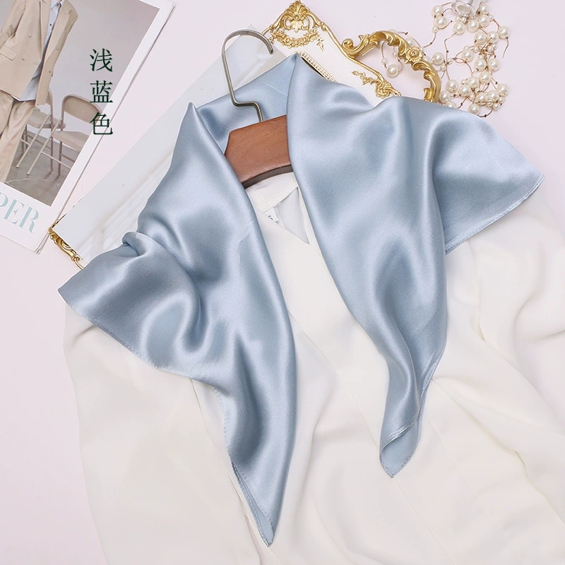 봄 & 여름 솔리드 컬러 멀베리 실크 스카프 스퀘어 히 - Scarf Silk Square 리뷰 및 가격
